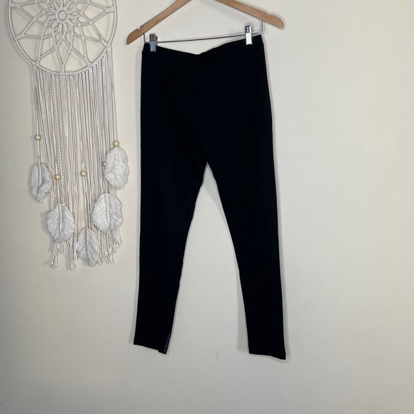 NWT | DREW Vegan Leather Leggings Tights Black M - Picture 3 of 8